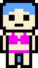 [86a47a] danganronpa pixel sprite base - Aoko V2
