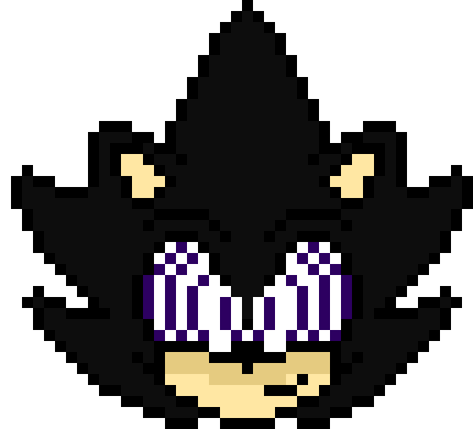[8316b3] Dark Fleetway (Head Base)