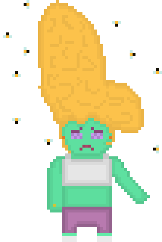 [7b3bdf] Hive Sad
