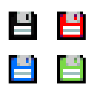 [2e38b5] RGB and black floppy disks