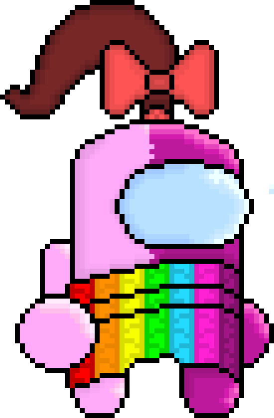 [234813] RRLOVED20 ( Draw Your Journal AMONGUS Page 54 PIXELIZED PERSON! )