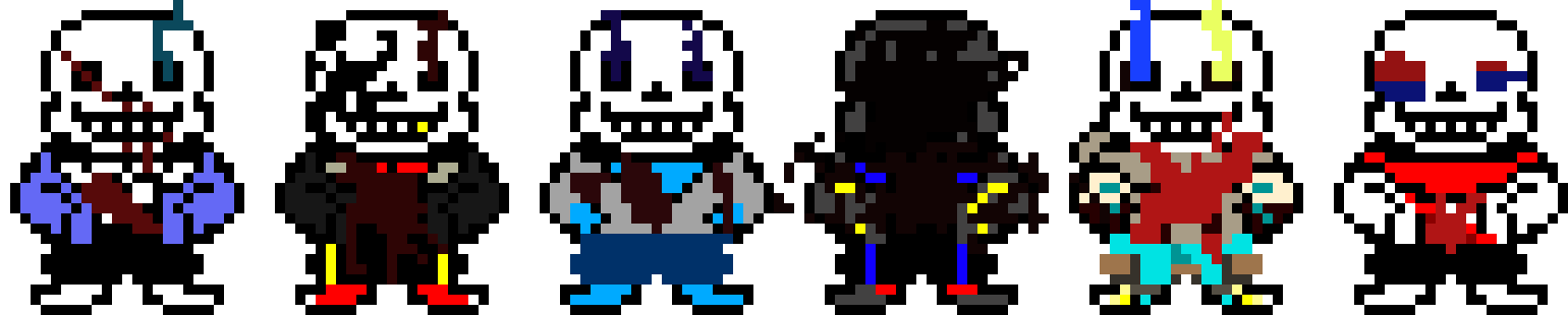 [62432f] Sans AU Sprites