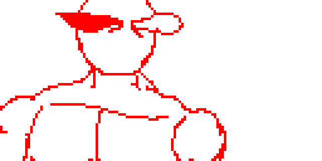 [61b38a] draw a muscle version of yourself next to me on this spritesheet bro