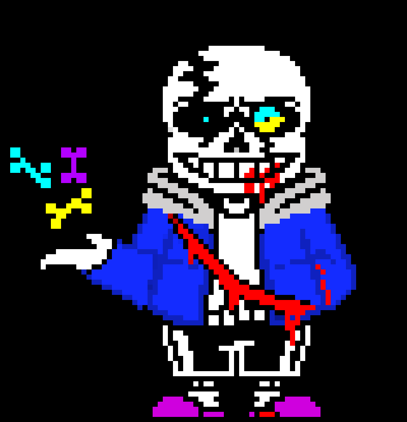 [d19e64] undertale last hope phase 2 with out shading