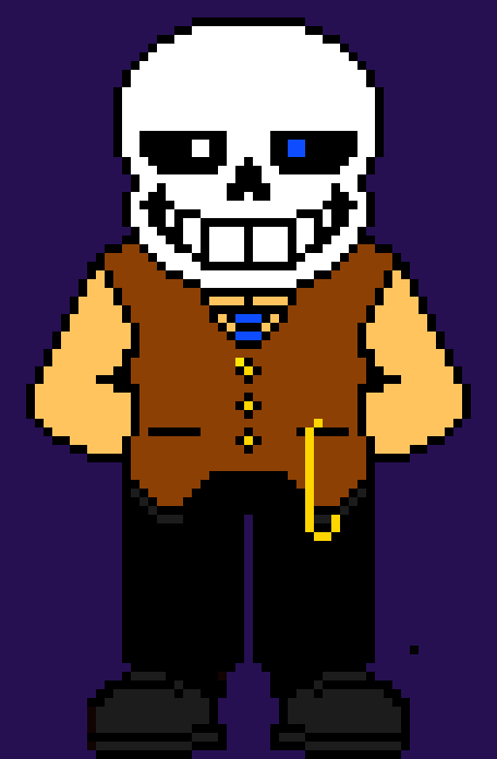 [7c78a2] Time Sans (My OC)