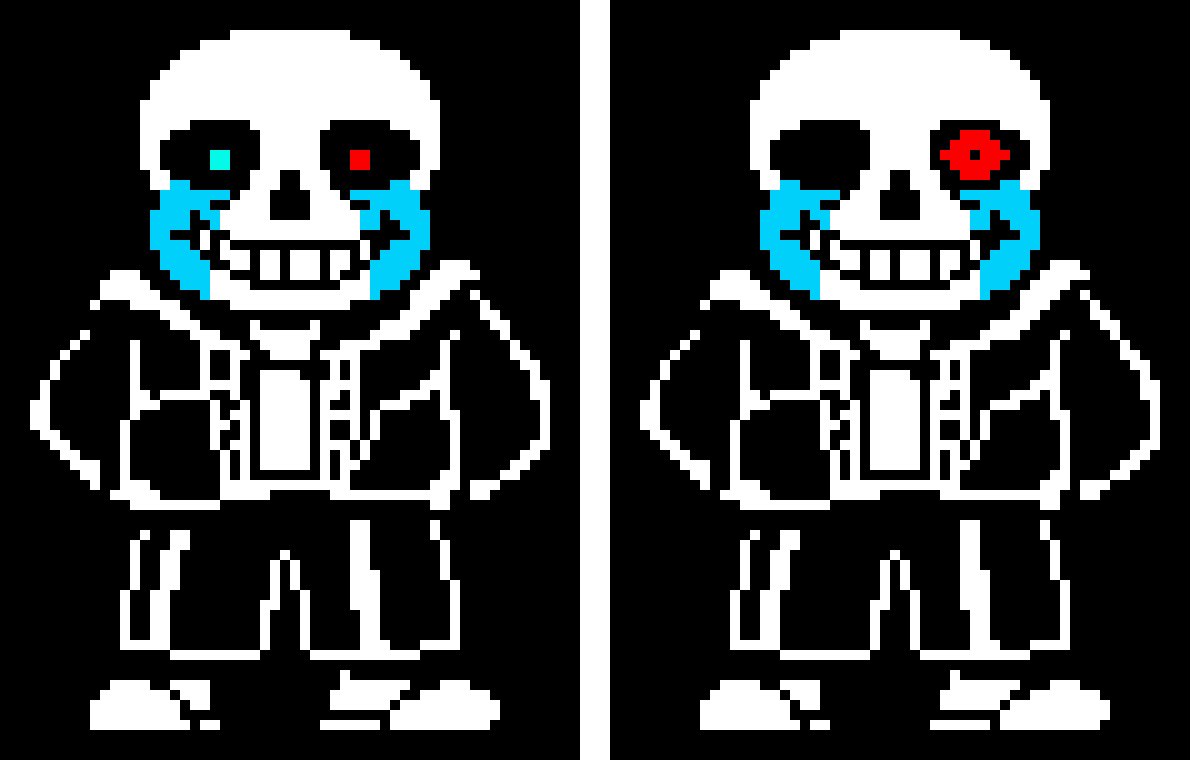 [5b2f3e] edit of Original Sans Battle Sprites and is based off of Clickertale