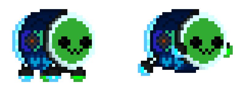 The Grinning Pain: Voruso Small sprites WIP