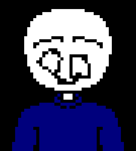 [0ae1f1] *the floof draws a face on the mans face*