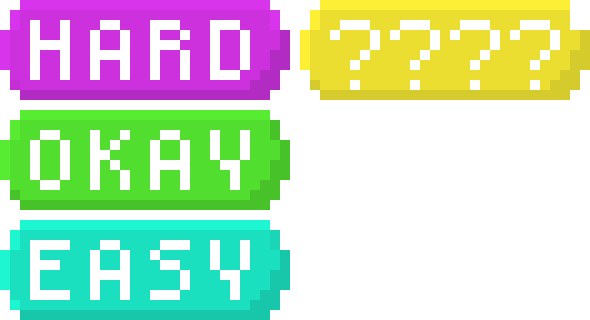 Difficulty Buttons