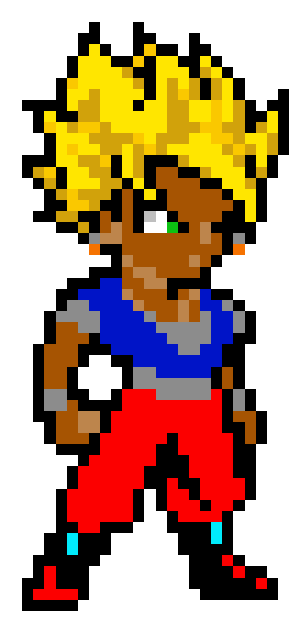 [13bf10] My Potara fusion Oc Super saiyan (Second style)
