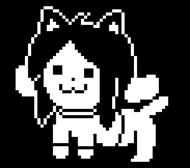 [a228fa] Temmie (Undertale) -T (Feel free to use with credit in the desc)