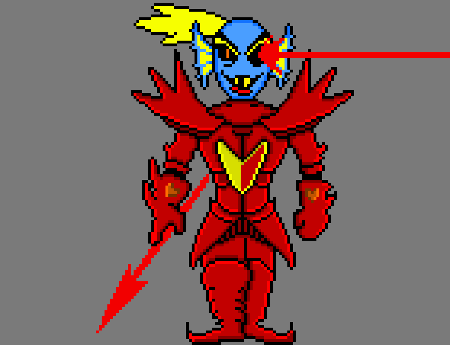 [65f625] Undertale Undyne The Undying (colored)