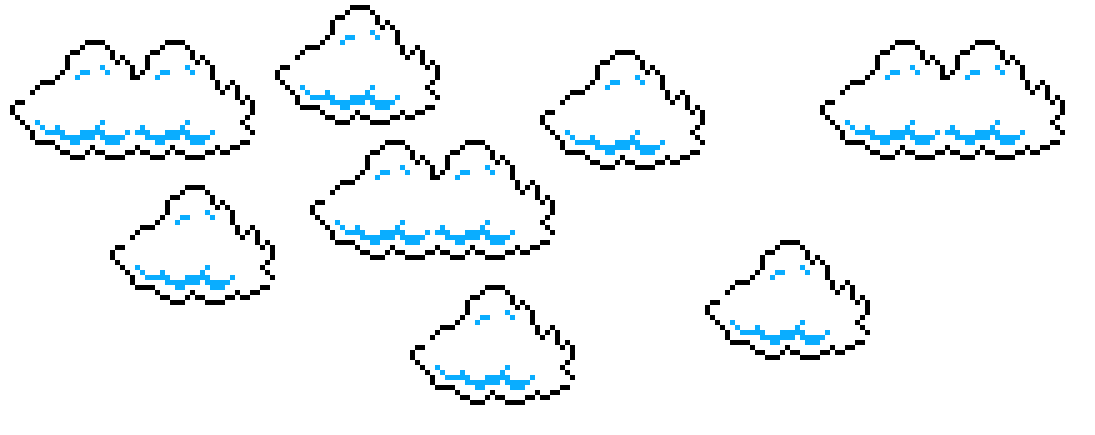 Super Mario Bros Cloud Sprites