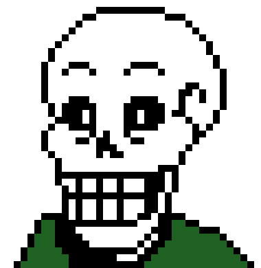 I AM GONNA MAKE SANS GAMING SPRITE!