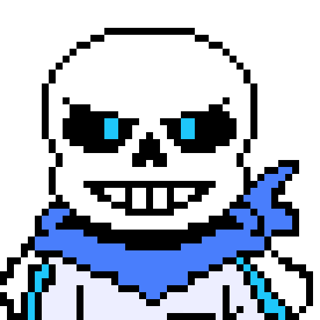 [b9de0d] im sorry bomb man. but i have to do this. *he throws a few bones at him.* - (underswap) Sans The  skeleton