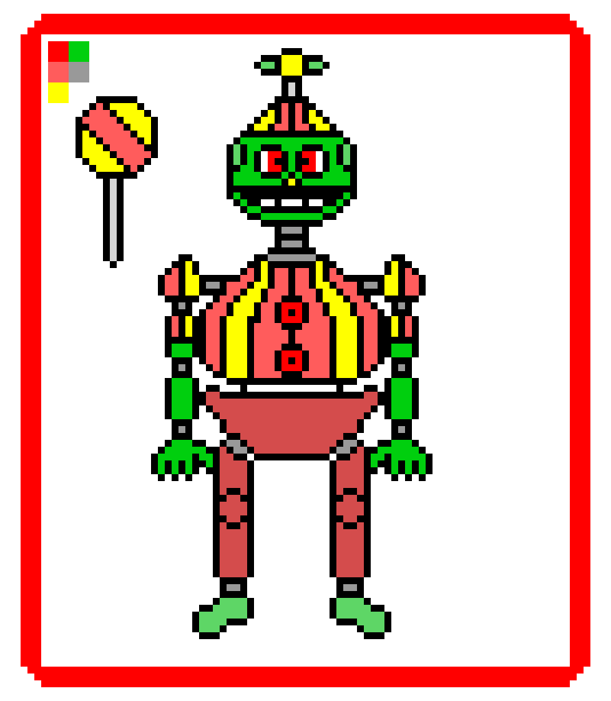 Cherry Soda Flout Classic Freddy For my Slime/Putty Animatronic Grid