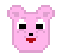[9664c4] pink bear