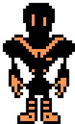[5c1f58] UnderTale - Papyrus (Overworld Sprite) (KamuiSenketsu)