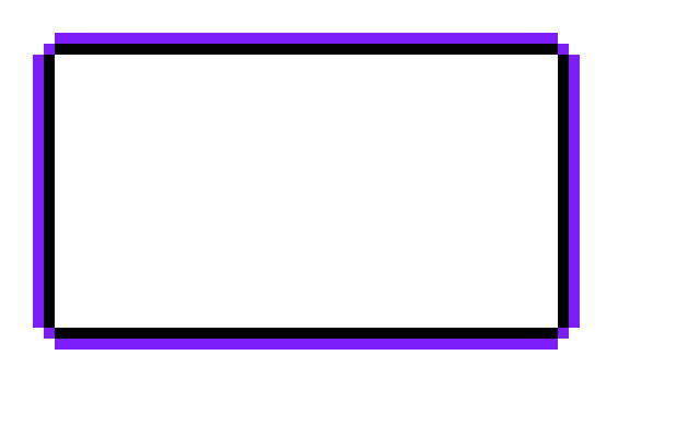 [3e0675] 16x9 pixelated border