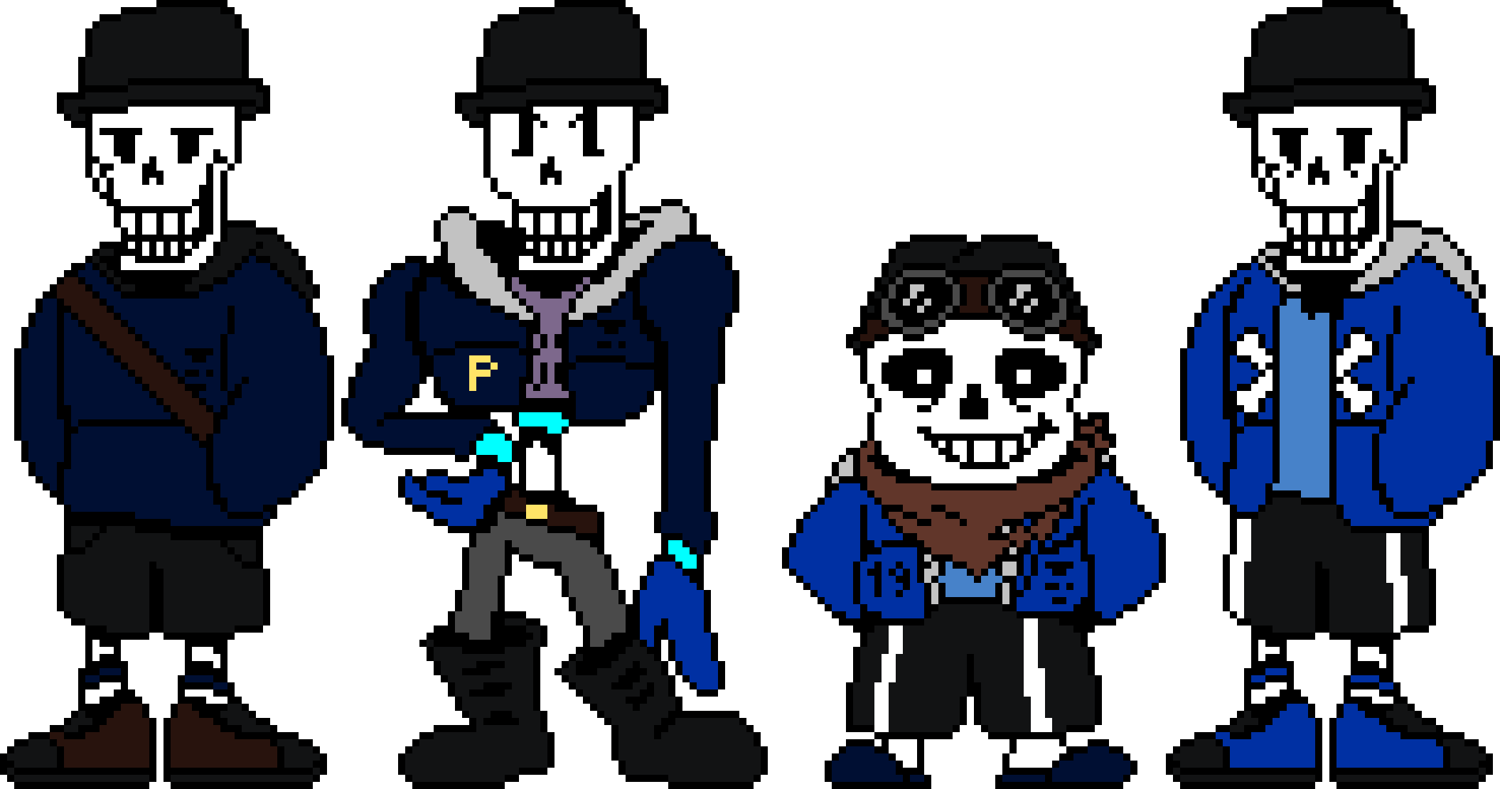 [2039e3] PeterPlay19 and His Old OC's. ( New Design Part 2 )