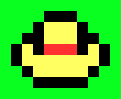 [2ef01c] One piece hat