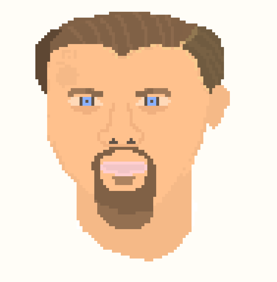 [9664c4] Leonardio diCaprio Pixel art