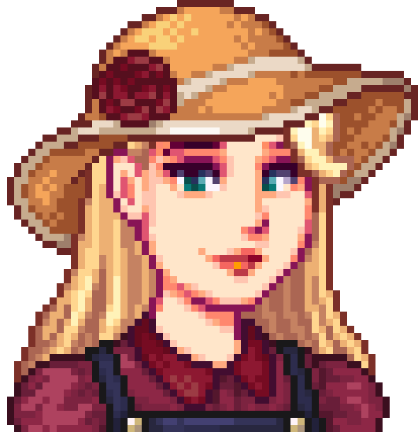 [e20f3f] Stardew valley Character: Aliss
