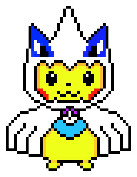 Lugia Pikachu Perler