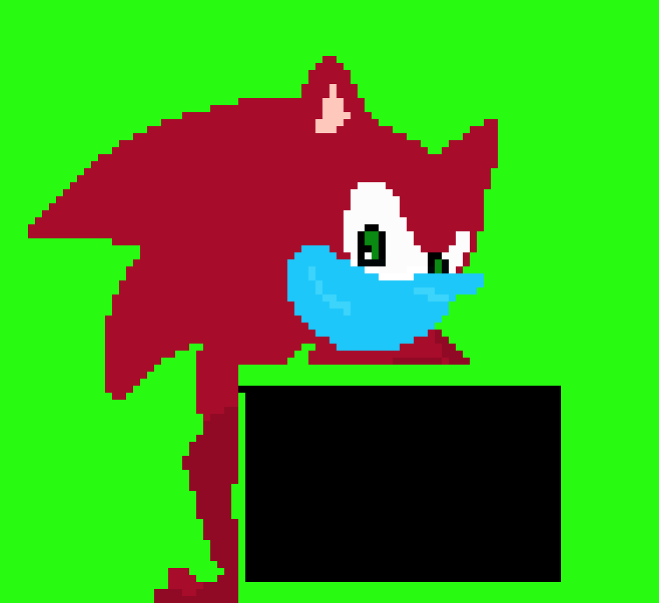 [9ada31] Hi! Im a Dumbass Non-hot Red sonic! make sure you subscribe to my youtube channel with only one video and one subscriber, which is of course me with another alt account.