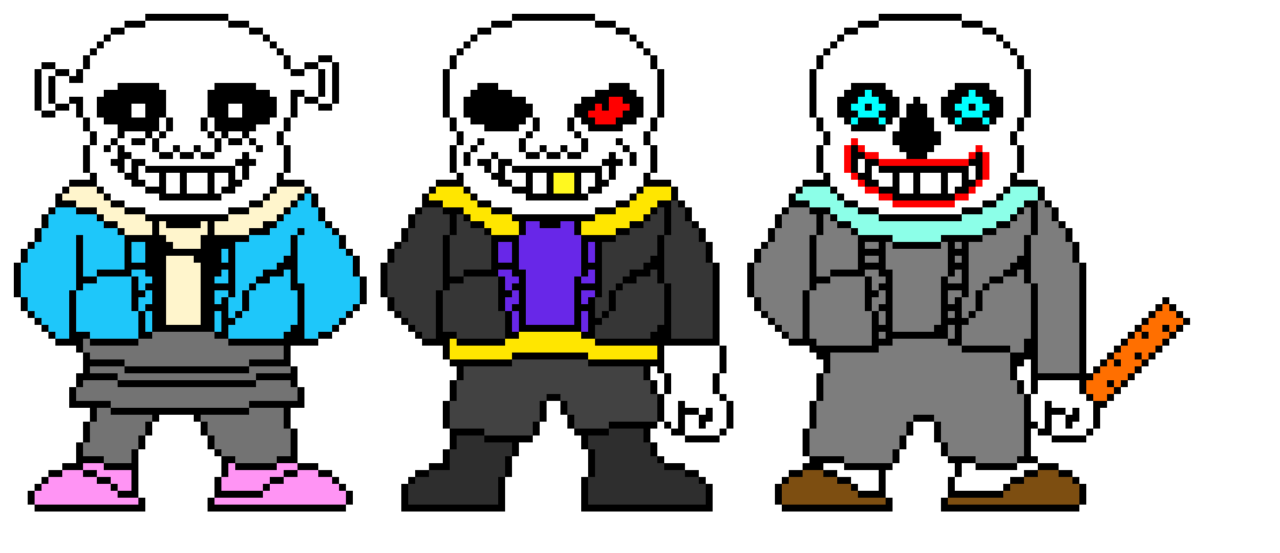 [9664c4] undertale sans underfell sans underswap sans