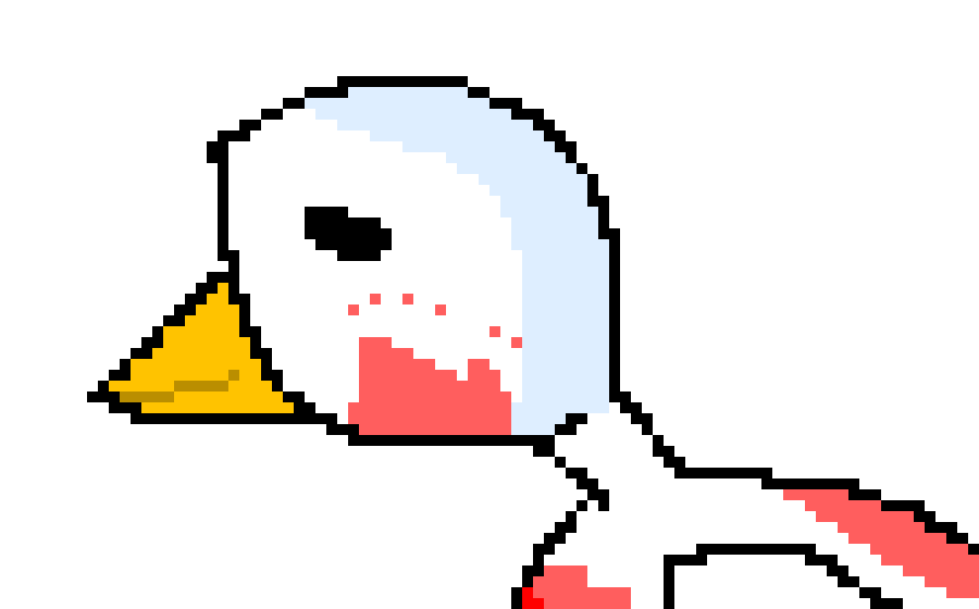 [5b2f3e] WHO COVERED THE GOOSE IN BLOOD + YANDERE BRAINWASHED IT + CUT IT!?