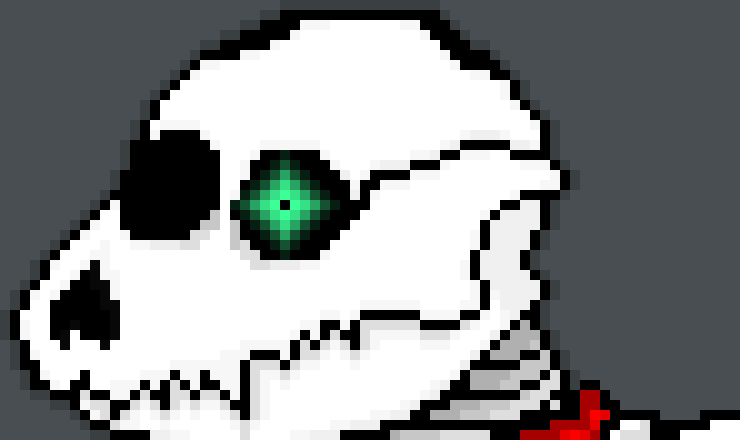 [95be89] Skeletal Terrie... I gotta do the joke of the Sans, glowing eye...