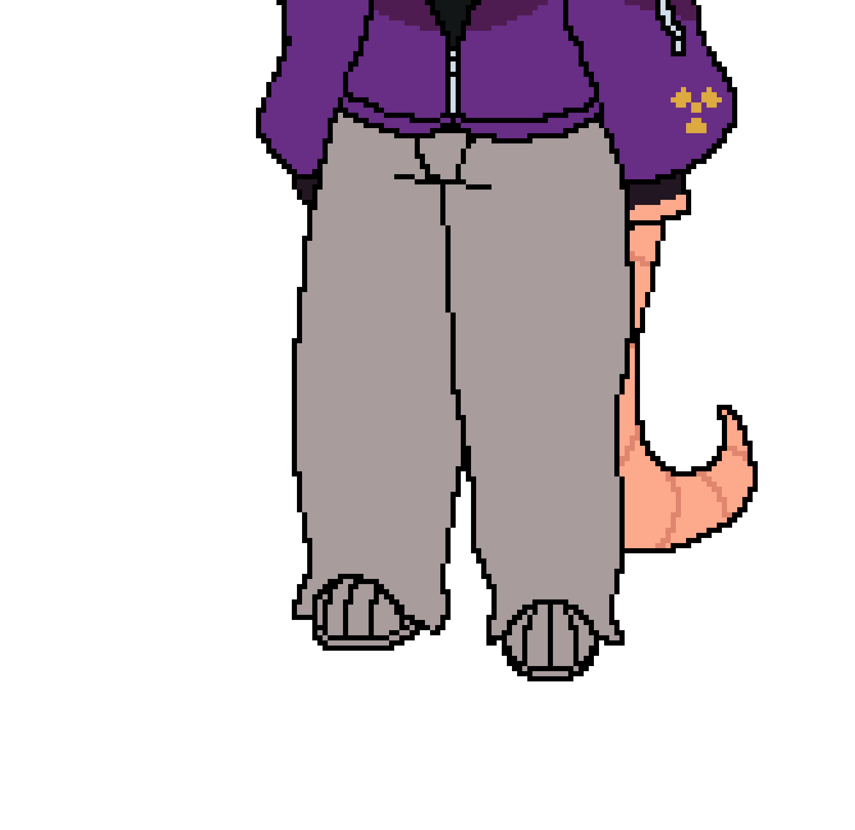 [847a9d] the left leg is so disproportionate bro why did i draw it like that