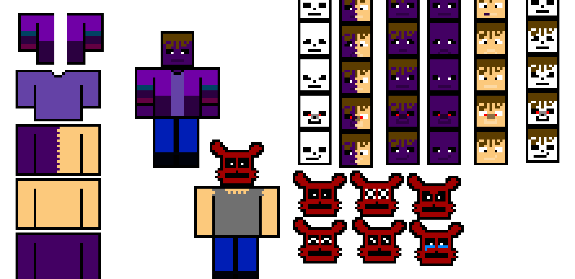(added past mike or u could say terrance) - mike afton aka eggs benidect (landon)