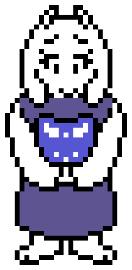 Toriel Overworld sprite