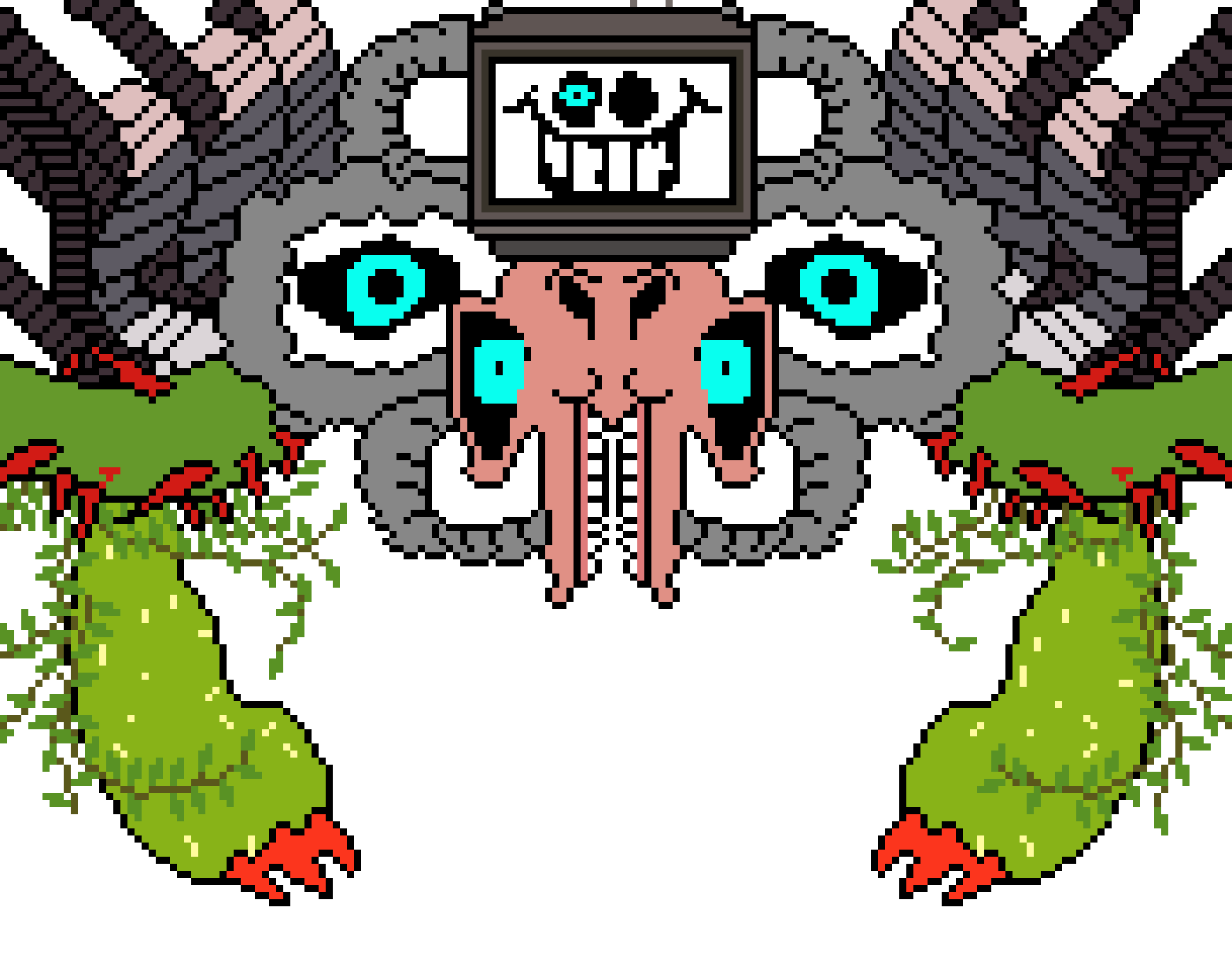 Omega Flowey But Hes Sand Underman