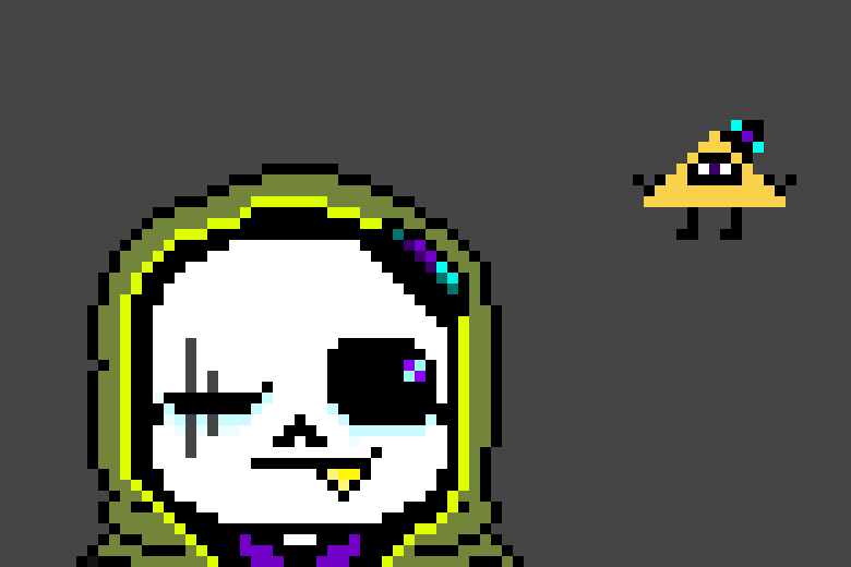 I'm still that sans...who knows nothing about gravity falls he only made me to fit in and not be left out