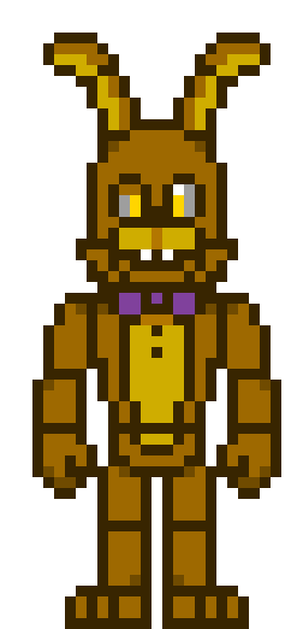 Welcome to fredbear's family diner! -starts to dance and sing- -springbonnie (cleetus)