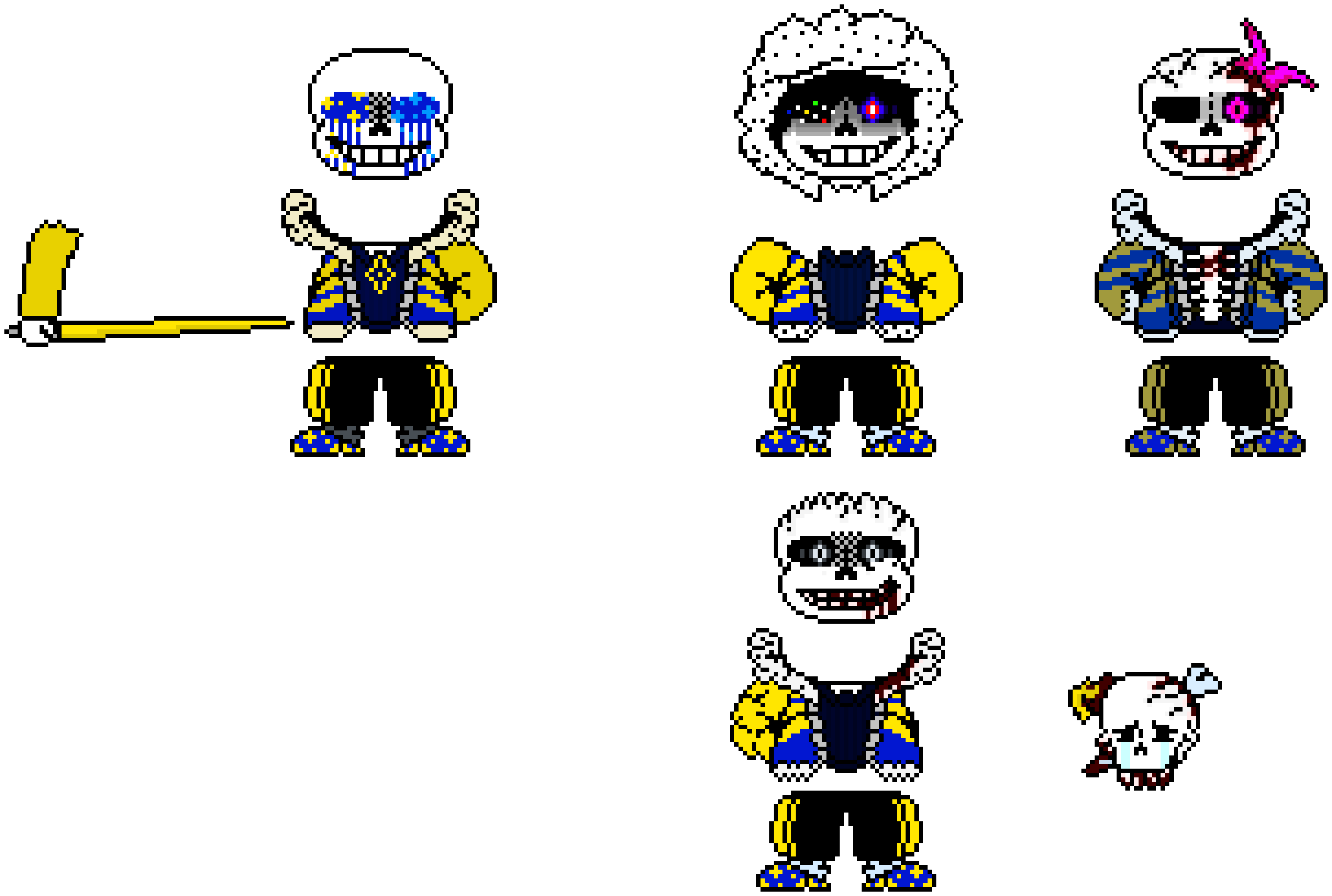 EternalnessVerse:Glitching Reboot!Outer!Murder Time Trio Sans