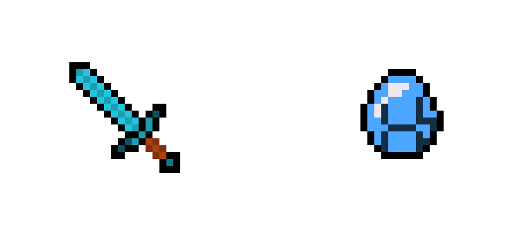 [9664c4] diamond and diamond sword