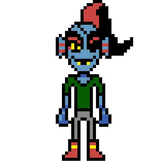 [5dd6a5] Undertale Future Undyne Sprite