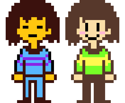 If Frisk and Chara were in DeltaRune
