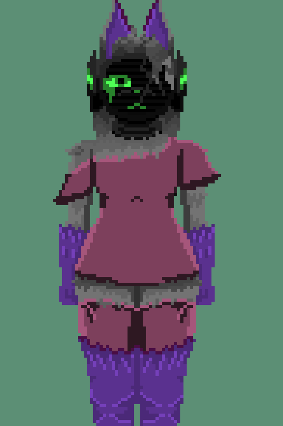 [356282] anywho, i think i've done all i could  with  this. the  only  line editing i've dne, really is second ear removal, ear fixes, tail removal, eye edits and extra  hair floofs. i wish i  can do  more but i should js  be greatful i did this much 