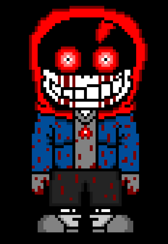 Tormentor!Sans arms down