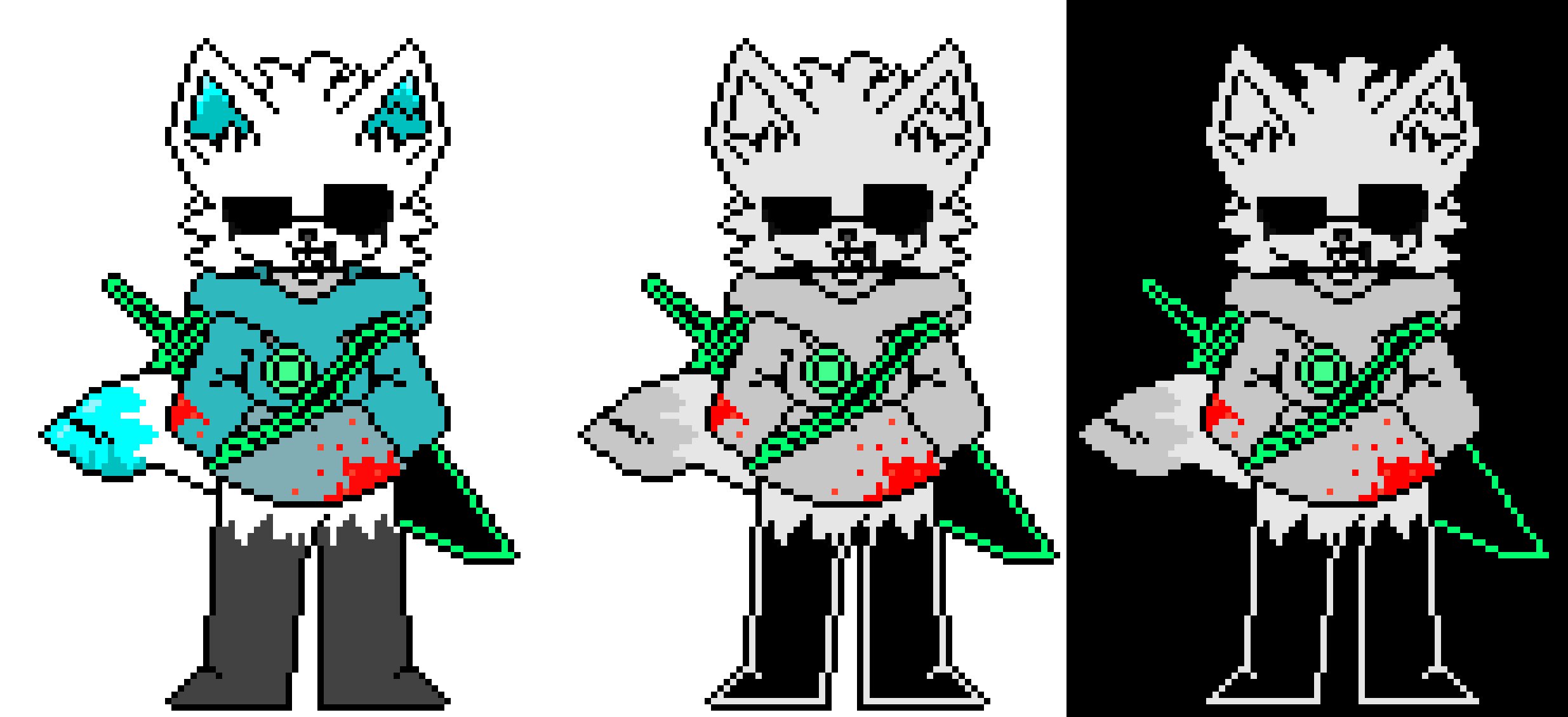 [bed441] Mystale: Mysterious Alteration (Mystale x Killertale)  Umi Cryoconite "Fennecalu Firefox"