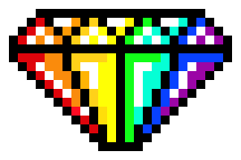 [9664c4] Rainbow Diamond
