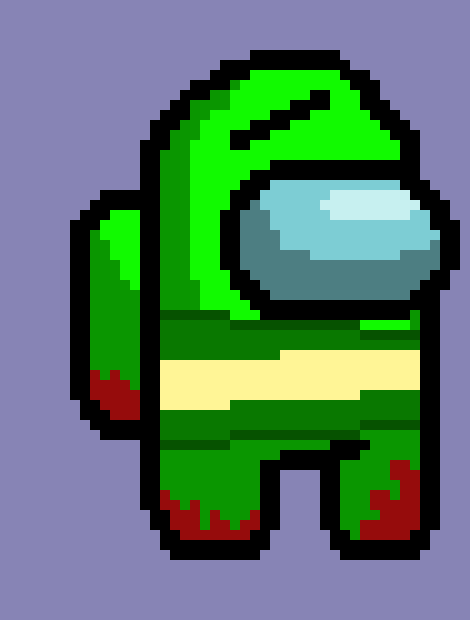 when i first started which sprite did i creat myself . a. spongetale b. undertale c. among us