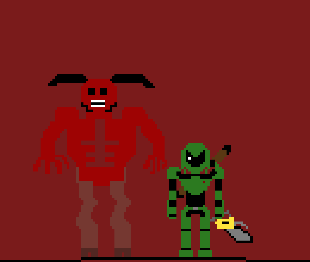 [9664c4] doom guy vs baron who will win