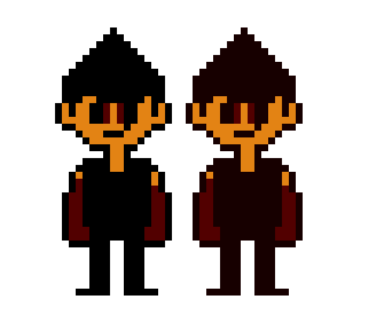 [6c26bc] Genorune AU - Blood Lykanros Overview Sprites (Homeworld & Darkworld)