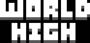 [9664c4] WorldHigh lettering